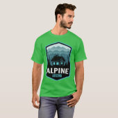 T-shirt Alpine Arizona Mountain Town Cabine (Devant entier)