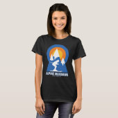 T-Shirt Alpine Meadows Ski Sunset (Devant entier)
