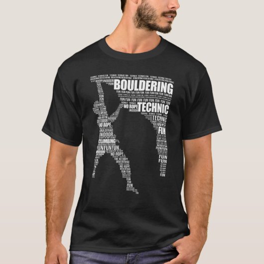 T-shirt Alpinisme Escalade Bouldering 2 (Devant)