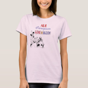 T-shirt ALS Caregiver sonnerie d'inspiration vintage Tee