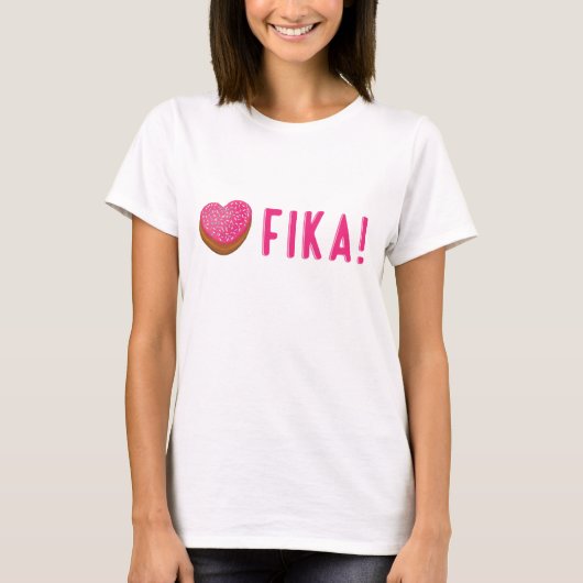 T-shirt Älskar Fika (Devant)