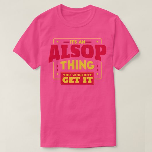 T-shirt Alsop (Design devant)