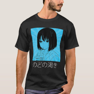 T-shirt Alt Esthétique - Manga - Anime Girl - Emo Japonais