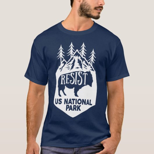 T-shirt ALT US National Park Resist Service (Devant)