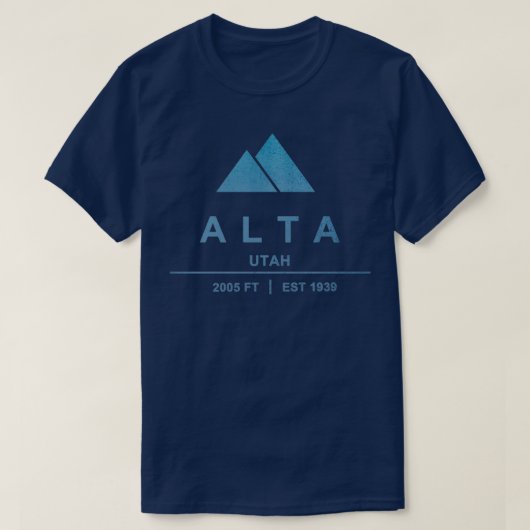T-shirt Alta Ski Resort Utah (Design devant)