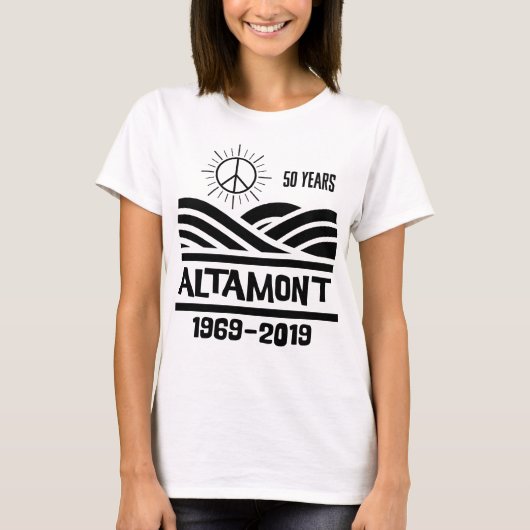 T-shirt Altamont Speedway 1969-2019 50th Anniversary (Devant)