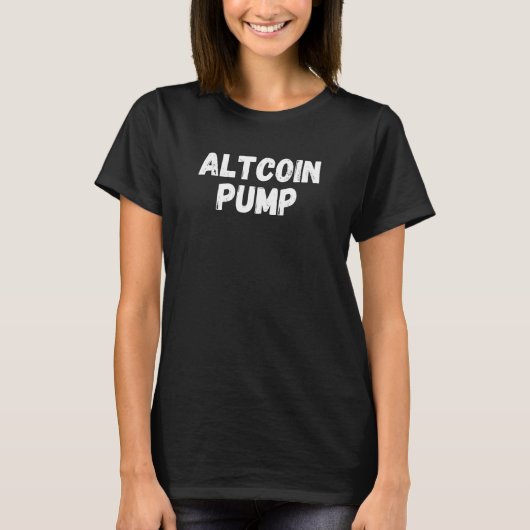 T-shirt Altcoin Pompe Ethereum Crypto Crypto Bitcoin (Devant)