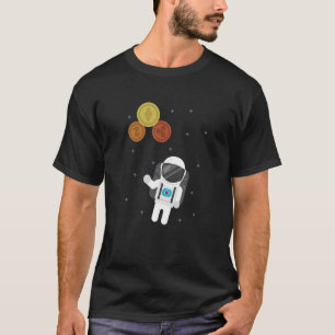 T-shirt Altcoins Astronaut Crypto Blockchains Wallet Crypt