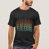 T-shirt Altcoins Rétro Texte Blockchains Portefeuille Cryp (Devant)
