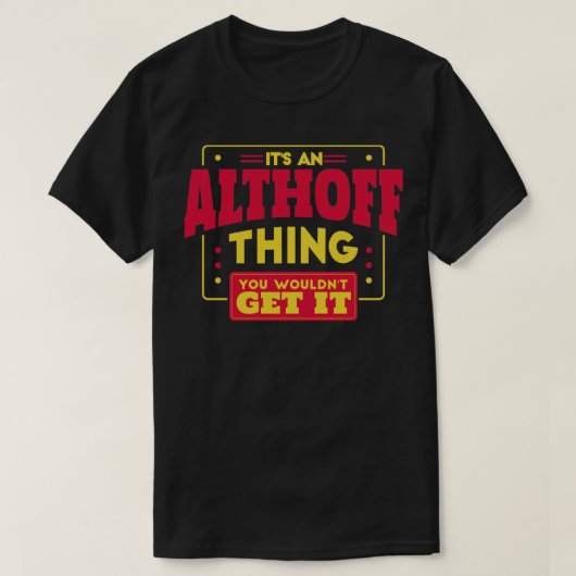 T-shirt Althoff (Design devant)