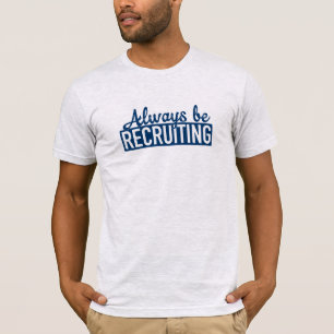 T-shirt altijd rekruteren