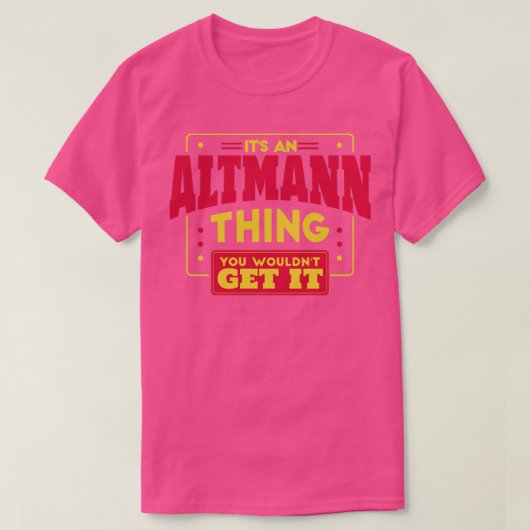 T-shirt Altmann (Design devant)
