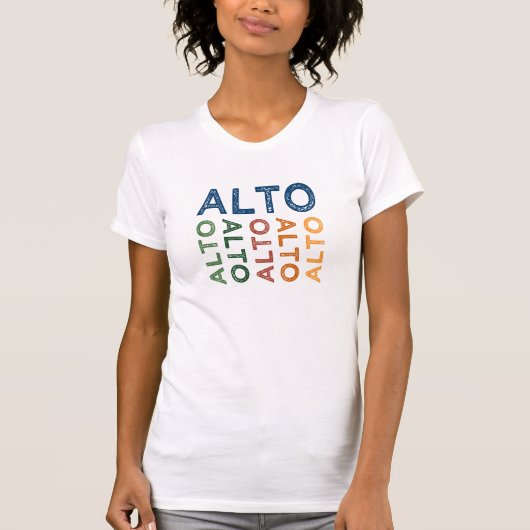 T-shirt Alto coloré (Devant)