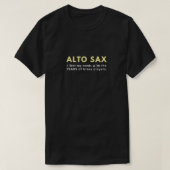 T-shirt alto saxophone (Design devant)