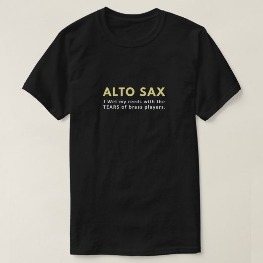T-shirt alto saxophone (Design devant)