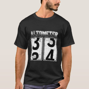 T-shirt Altometer 33-34 34 Geburtstag Salutation Naissance