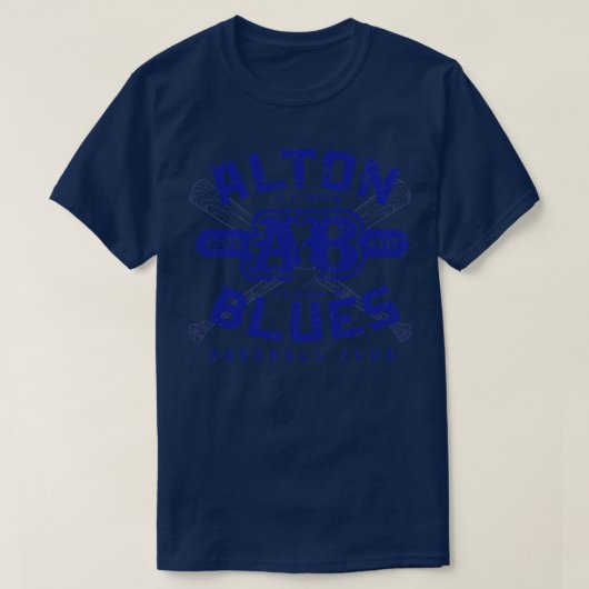T-shirt Alton Blues Baseball (Design devant)