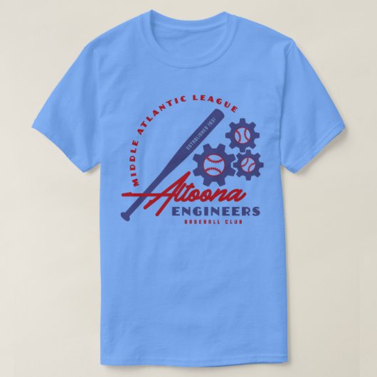 T-shirt Altoona Engineers Baseball (Design devant)