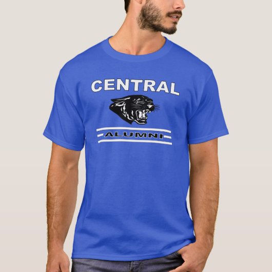 T-shirt Alumine centrale Bleu royal profond (Devant)