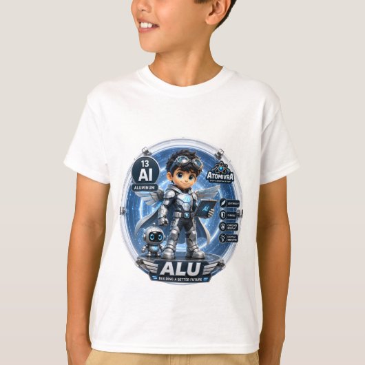 T-shirt Aluminium ATOMIVRA (Devant)
