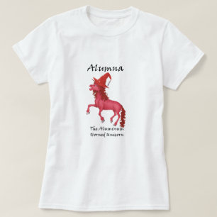 T-shirt Alumna Le Tee-Shirt Unicorne À Cornes D'Aluminium
