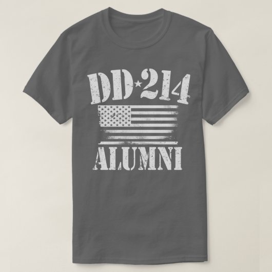 T-shirt Alumni DD 214 vintage (Design devant)