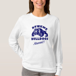 T-shirt Alumni des Bulldogs d'Athènes chemise à manches lo