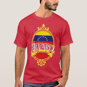 T-shirt Alvarez Famille Venezuela Drapeau