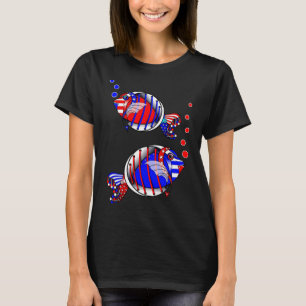 T-shirt Alvesart - joli poisson américain USA