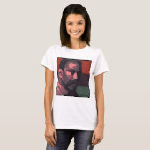 T-shirt Alvin Ailey with Pan-African Flag in Gouache Shirt (Devant entier)