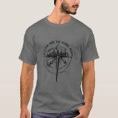 T-shirt Always Take The Scenic Route Camping Travel Advent (Devant)