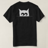 T-shirt Always Watching Cat Funny Minimal  (Design dos)