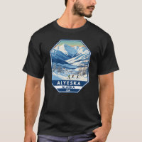 Alyeska Alaska Winter Travel Art Vintage