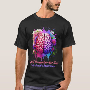T-shirt Alzheimer Et Sensibilisation Du Cerveau Souvenez V