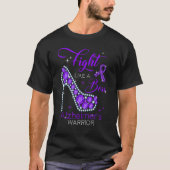 T-shirt Alzheimer S Warrior 2022 Combattre Comme Un Patron (Devant)