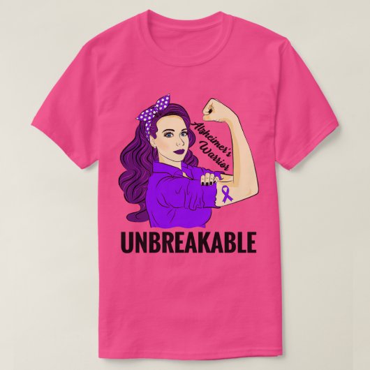 T-shirt Alzheimer Sensibilisation aux maladies ALZ Trouble (Design devant)