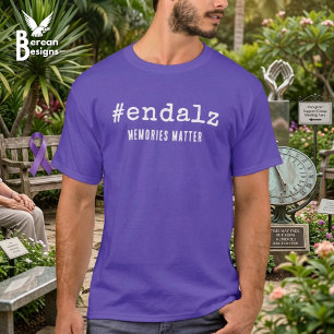 T-shirt Alzheimer Sensibilisation Mot-clef Finir Alzheimer