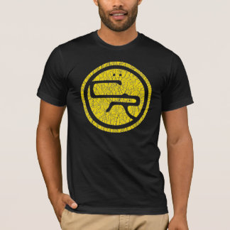 T-shirt AM $$etAPP T de base - jaune/noir