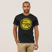 T-shirt AM $$etAPP T de base - jaune/noir (Devant entier)