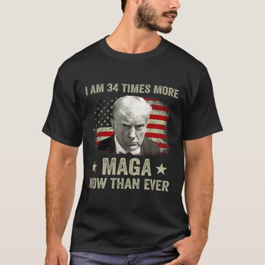 T-shirt Am &# ; Times Plus De Maga Maintenant Que Jamais L (Devant)