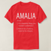 T-shirt Amalia Nom Cadeau (Design devant)
