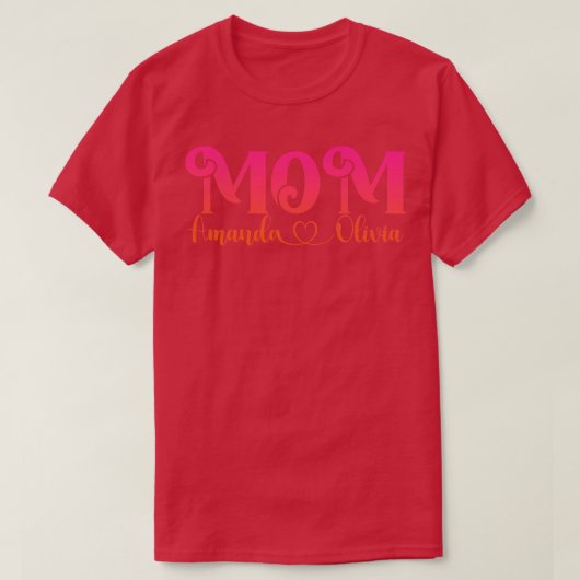 T-shirt Amanda Love Olivia Mères fille Maman Mimi Gigi Tan (Design devant)