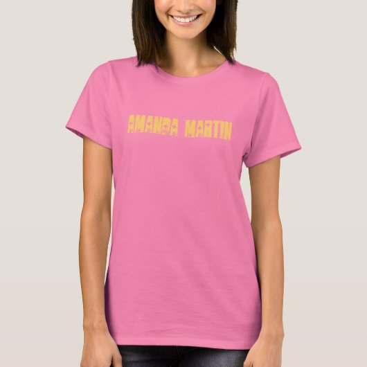 T-shirt Amanda Martin Tee Camo féminin (Devant)