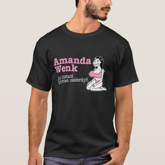 T-shirt Amanda Wenk (foncé) (Devant)