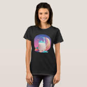 T-shirt Amande Milk Synthwave 80s Rétrowave (Devant entier)
