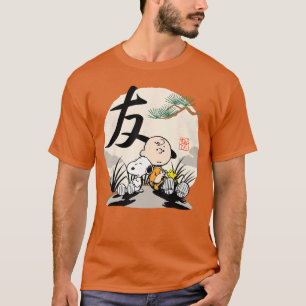 T-shirt Amandes amis de Charlie Brown Japon amis