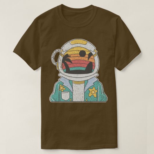 T-shirt amant astronaute (Design devant)