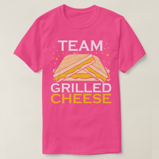 T-shirt Amant au fromage grillé de l'équipe (Design devant)