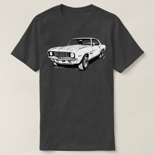 T-shirt Amant Camaro Chevrolet 1 (Design devant)