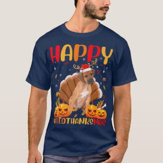 T-shirt Amant chien amusant Happy Rhodesian Ridgeback Hell